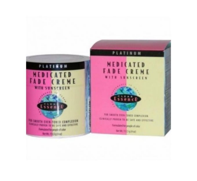 Clear Essence Platinum Medicated Fade Crème with Sunscreen – Fade Dark Spots & Even Your Skin Tone