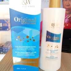 Fair and White original glutathione body lotion helps in brightening and unifying the skin tone.